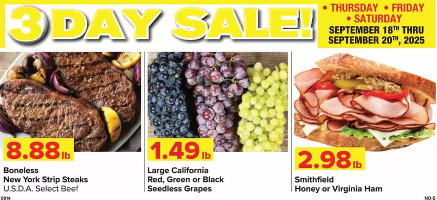 Shop 'n Save weekly ad (valid until 20-09)