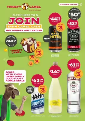 Thirsty Camel catalogue (valid until 28-09)