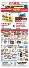 Pioneer Supermarkets weekly ad week 38 Page 1