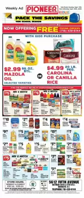 Pioneer Supermarkets weekly ad (valid until 20-09)