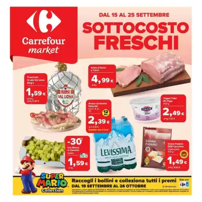 Volantino Carrefour Market (valido fino al 25-09)