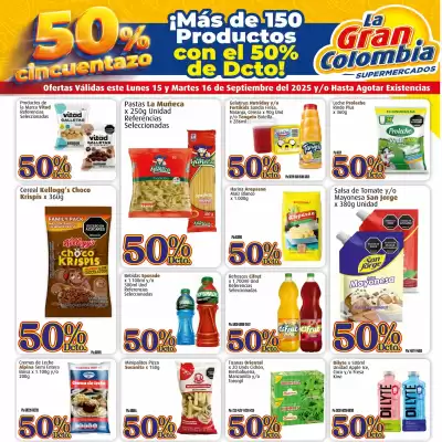 Catálogo La Gran Colombia (válido hasta 16-09)