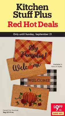 Kitchen Stuff Plus flyer (valid until 22-09)