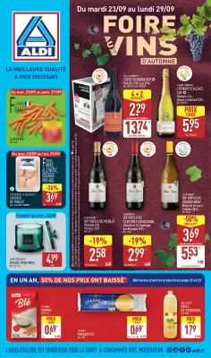 Catalogue ALDI (valable jusqu'au 29-09)