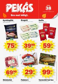 Pekås reklamblad vecka 38 Sida 1