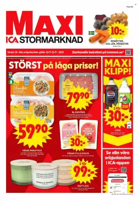 ICA Supermarket reklamblad (giltig till och med 21-09)