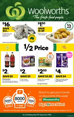 Woolworths catalogue (valid until 23-09)