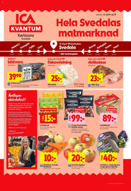 ICA Kvantum reklamblad vecka 38 Sida 1