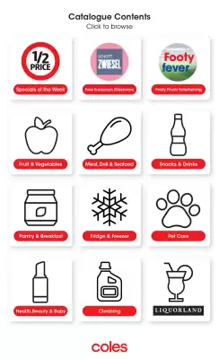 Coles catalogue (valid until 23-09)