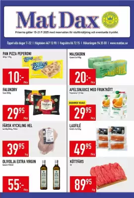 Matdax reklamblad (giltig till och med 21-09)