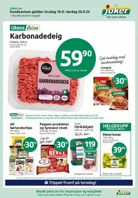 Joker kundeavis (gyldig til 20-09)