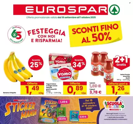 Volantino Eurospar (valido fino al 1-10)