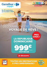 Catalogue Carrefour Voyages page 1