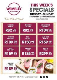 The Wembley Meat Market catalogue week 38 Page 1