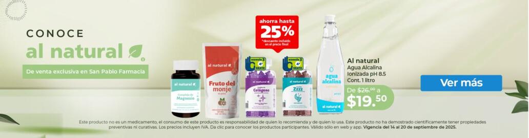 Folleto Farmacia San Pablo semana 38 Página 1