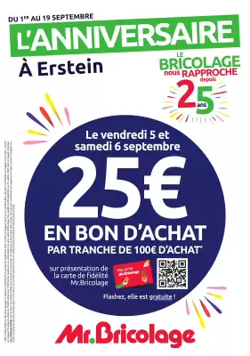 Catalogue Mr Bricolage (valable jusqu'au 19-09)