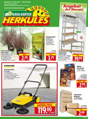 Herkules Baumarkt Prospekt (gültig bis 20-09)
