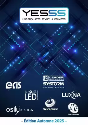 Catalogue Yesss electrique (valable jusqu'au 30-11)