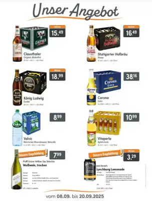 Fristo Getränkemarkt Prospekt (gültig bis 20-09)