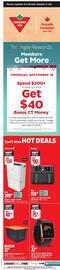 Canadian Tire flyer Page 1