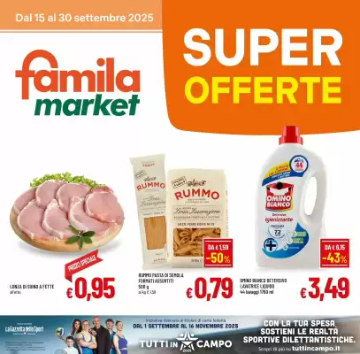 Volantino Famila Market (valido fino al 30-09)