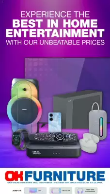 OK Furniture catalogue (valid until 5-10)