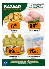 Bazaar Food market reklamblad vecka 38 Sida 1