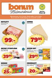 Bonum Matmarknad reklamblad vecka 38 Sida 1
