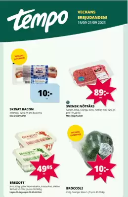 Tempo reklamblad (giltig till och med 21-09)