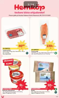 Hemköp reklamblad (giltig till och med 21-09)