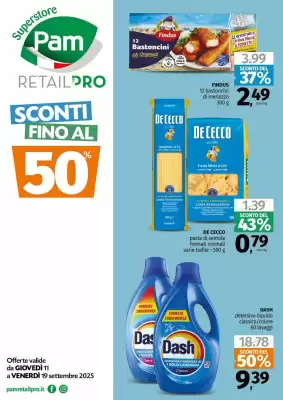 Volantino Superstore Pam (valido fino al 19-09)