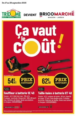 Catalogue Tridôme (valable jusqu'au 28-09)