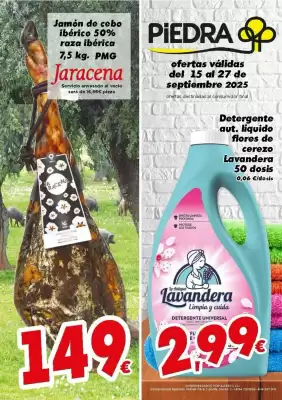 Folleto Supermercados Piedra (válido hasta el 27-09)