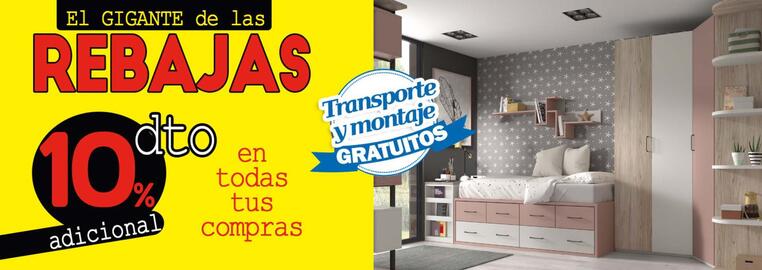 Folleto Muebles El Rebajón semana 38 Página 1