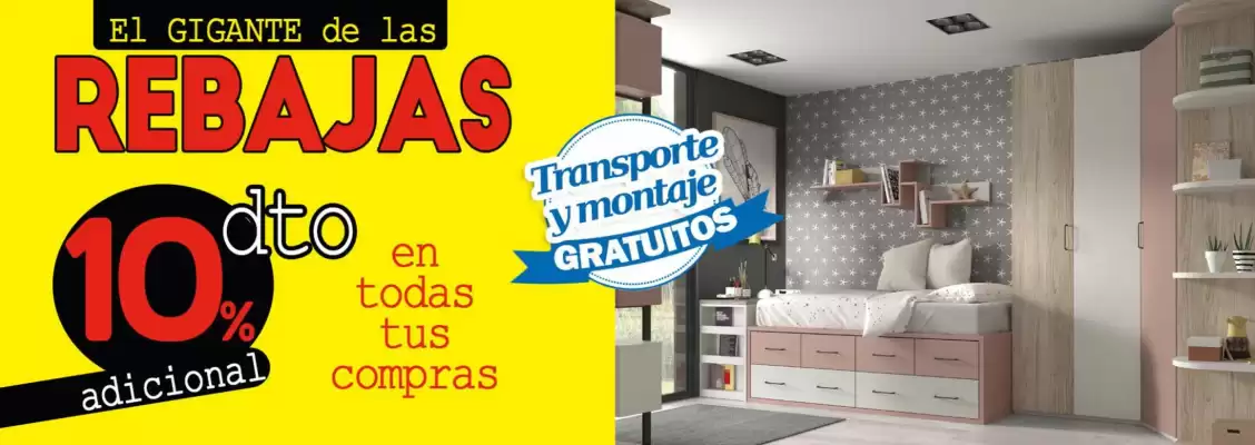 Folleto Muebles El Rebajón (válido hasta el 21-09)
