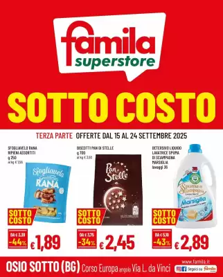 Volantino Famila Superstore (valido fino al 24-09)