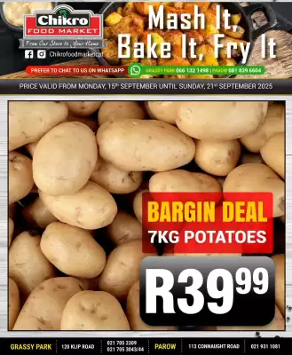 Chikro Food Market catalogue (valid until 21-09)