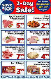 Save a Lot weekly ad week 38 Page 1