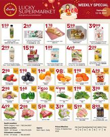 Lucky Supermarket flyer week 37 Page 1