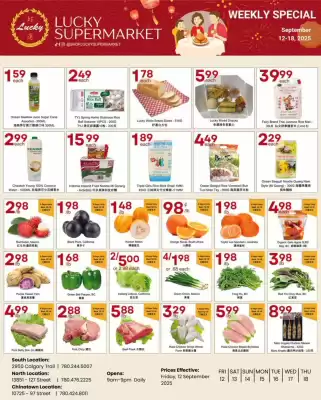 Lucky Supermarket flyer (valid until 18-09)