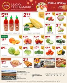Lucky Supermarket flyer week 37 Page 1