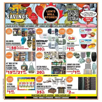 Len's Mill Stores flyer (valid until 26-09)