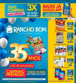 Catálogo Rancho Bom Supermercados semana 38 Página 1