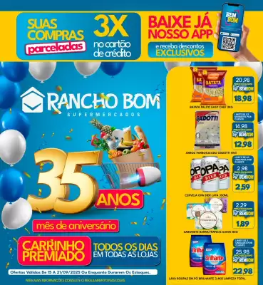 Catálogo Rancho Bom Supermercados (válido até 21-09)
