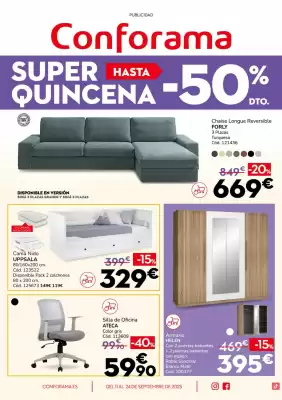 Catálogo Conforama (válido hasta el 24-09)