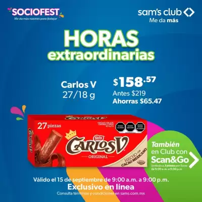 Catálogo Sam's Club (válido hasta 15-09)