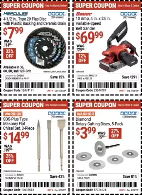 Harbor Freight Tools weekly ad (valid until 28-09)