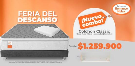 Catálogo Colchones Romance Relax Página 1