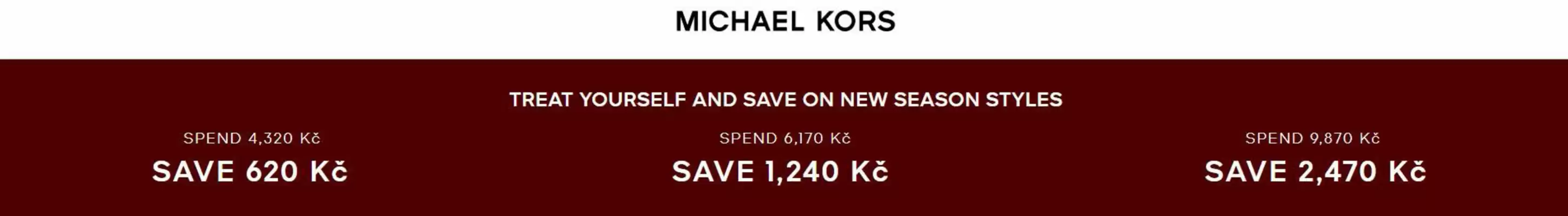 Michael Kors leták (platné do 28-09)