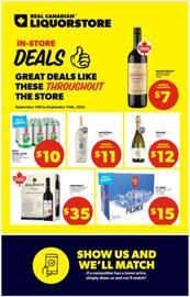 Real Canadian Liquorstore flyer Page 1